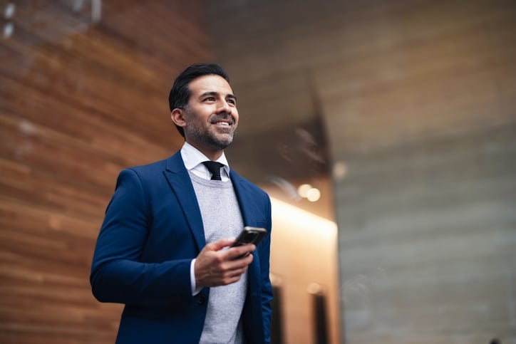 Investor reviewing long-term plans